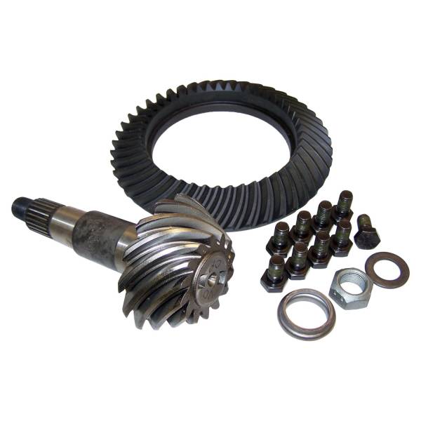 Crown Automotive Jeep Replacement - Crown Automotive Jeep Replacement Ring And Pinion Set Rear 3.21 Ratio 1/2 in. Ring Gear Bolts For Use w/Dana 44  -  68035568AA - Image 1