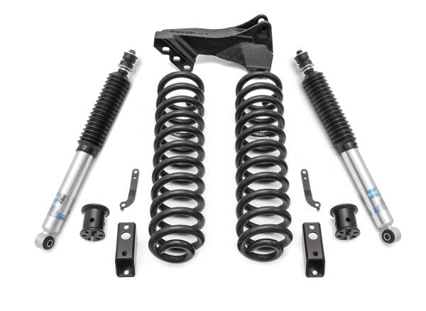 ReadyLift - ReadyLift Coil Spring Leveling Kit w/Bilstein Front Shocks And Front Track Bar Bracket - 46-2727 - Image 1