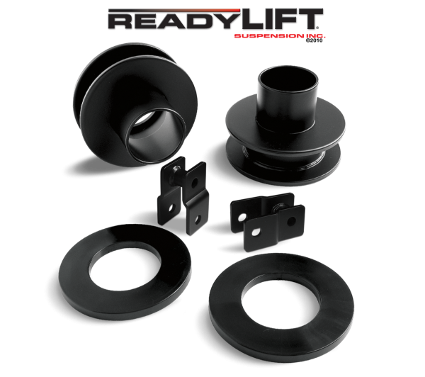 ReadyLift - ReadyLift Front Leveling Kit 2.5 in. Lift w/Coil Spring Spacer/Sound Isolators/Shock Extensions Allows Up To 37 in. Tire - 66-2095 - Image 1