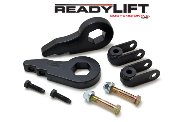 ReadyLift - ReadyLift Front Leveling Kit 2.5 in. Lift w/Forged Torsion Key/Adjusting Bolts Allows Up To 33 in. Tire - 66-3000 - Image 1
