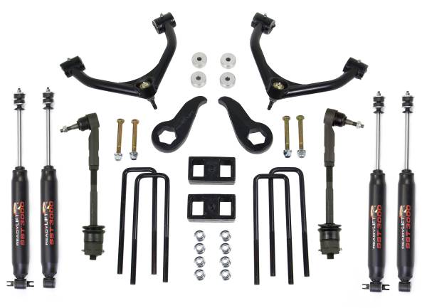 ReadyLift - ReadyLift SST® Lift Kit w/Shocks 4 in. Front/1 in. Rear Lift w/Tubular Upper Control Arms Incl. SST3000 Shocks - 69-3511 - Image 1