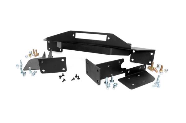 Rough Country - Rough Country Winch Mounting Plate For Factory Bumper Incl. Mounting Brackets Hardware - 1049 - Image 1