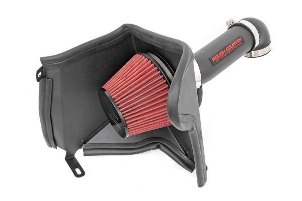 Rough Country - Rough Country Engine Cold Air Intake Kit Incl. Heat Shield Intake Tube Reusable Air Filter Clamps Hardware - 10552 - Image 1