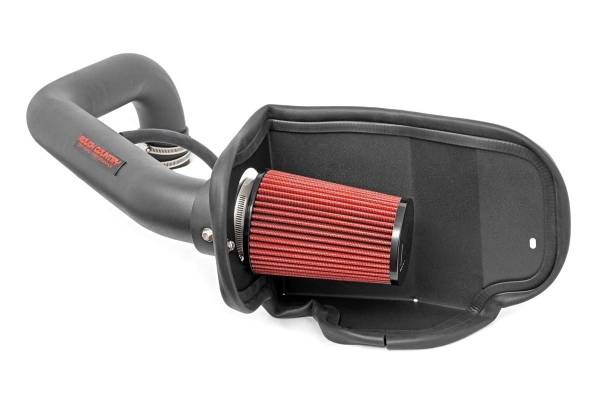 Rough Country - Rough Country Engine Cold Air Intake Kit Incl. Heat Shield Intake Tube Reusable Air Filter Clamps Hardware - 10553 - Image 1