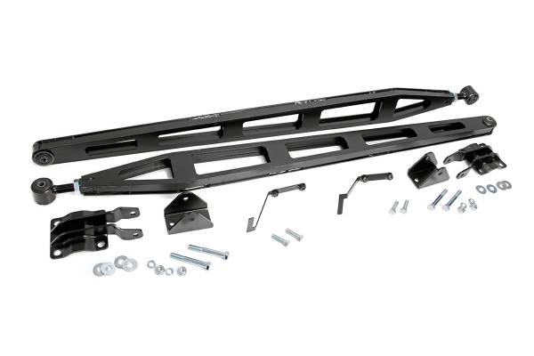 Rough Country - Rough Country Traction Bar Kit For 5-6 in. Lift Incl. Traction Bars Axle Brackets Frame Brackets Hardware - 1070A - Image 1