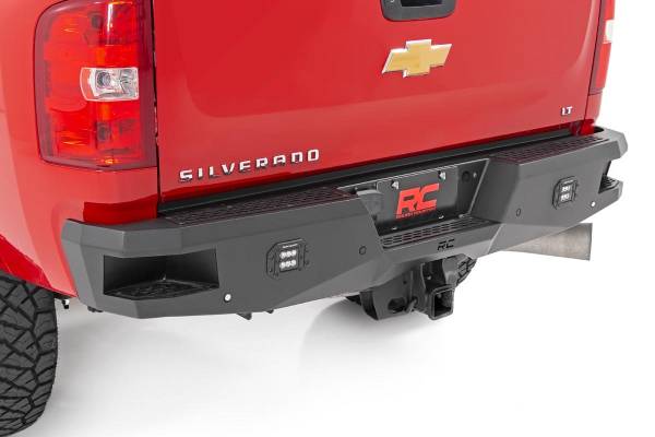 Rough Country - Rough Country LED Rear Bumper Black Series 2 in. Rear LED Flush Mount Cubes Made Of Durable All Steel Construction Sensor Relocators - 10779 - Image 1