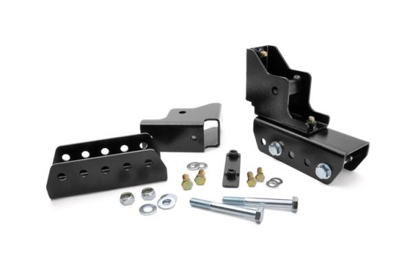 Rough Country - Rough Country Shackle Relocation Kit Rear 1-1.5 in. Incl. Frame Brackets Shackle Brackets Hardware - 1117 - Image 1