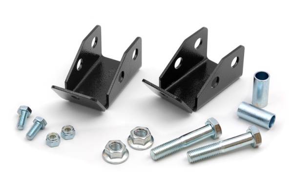 Rough Country - Rough Country Shock Relocation Brackets Rear Lower Incl. Hardware - 1185 - Image 1