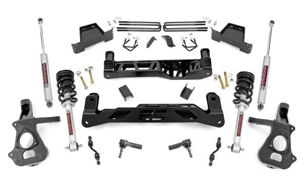 Rough Country - Rough Country Suspension Lift Kit 7 in. Lift Incl. Lifted Struts Stock Cast Aluminum Or Stamped Steel - 18734 - Image 1