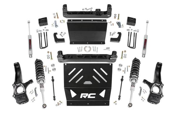 Rough Country - Rough Country Suspension Lift Kit 4 in. Lifted Struts Requires Minor Cutting And Drilling Requires Aftermarket Wheels Includes Installation Instructions - 22131 - Image 1