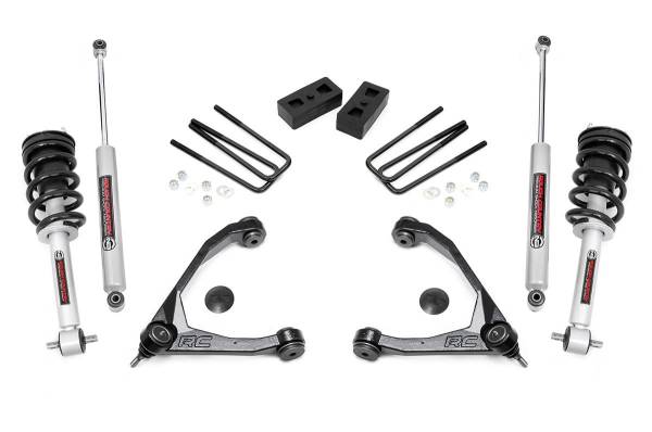 Rough Country - Rough Country Suspension Lift Kit w/Shocks 3.5 in. Lift - 246.23 - Image 1