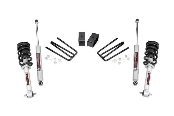 Rough Country - Rough Country Suspension Lift Kit w/Shocks 3.5 in. Lift - 268.23 - Image 1