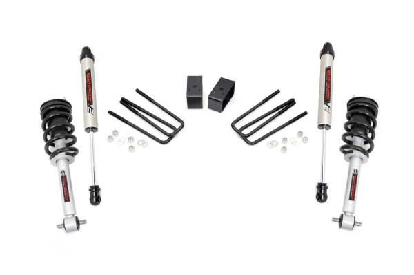 Rough Country - Rough Country Suspension Lift Kit w/Shocks 3.5 in. Lift Incl. Lifted Struts Rear V2 Monotube Shocks - 26871 - Image 1