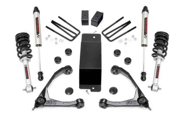 Rough Country - Rough Country Suspension Lift Kit w/Shocks 3.5 in. Lift Incl. Upper Control Arms Lifted Struts Rear V2 Monotube Shocks - 27771 - Image 1