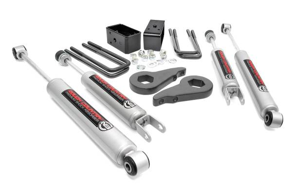 Rough Country - Rough Country Leveling Lift Kit w/Shock 1.5-2 in. Lift - 28330 - Image 1