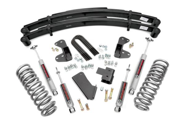 Rough Country - Rough Country Suspension Lift Kit 2.5 in. Lifted Coil Springs Radius Arm Drop Brackets I-Beam Drop Brackets Hardware - 51030 - Image 1