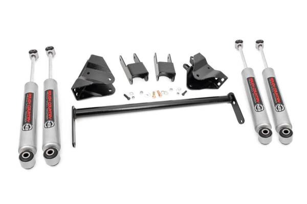 Rough Country - Rough Country Front Leveling Kit Incl. Spring Hanger Brkt. Shackles Crash Bar Hardware - 51130 - Image 1