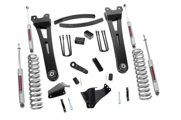 Rough Country - Rough Country Radius Arm Lift Kit w/Shocks 6 in. Lift - 536.20 - Image 1