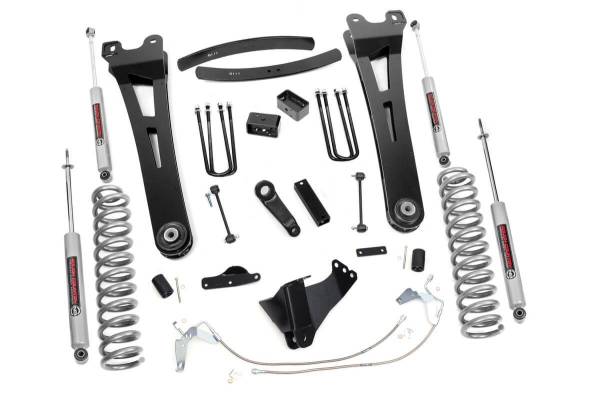 Rough Country - Rough Country Radius Arm Lift Kit w/Shocks 6 in. Lift - 539.20 - Image 1