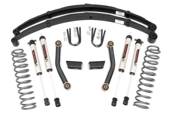 Rough Country - Rough Country Series II Suspension Lift Kit 3 in. Lift Incl. V2 Monotube Shocks Leaf Springs And Control Arms - 630X70 - Image 1