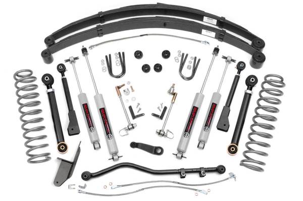 Rough Country - Rough Country Suspension Lift Kit w/Shocks 4.5 in. X-Series Easy bolt on Installation Premium N3 Series Shocks - 63330 - Image 1