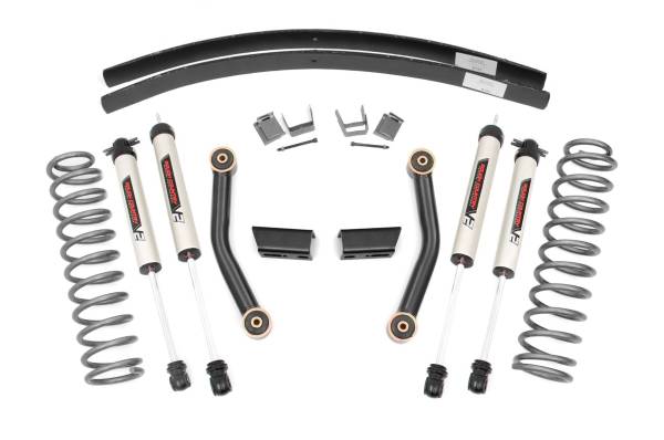 Rough Country - Rough Country Series II Suspension Lift Kit 3 in. Lift Incl. V2 Monotube Shocks Add-A-Leaf And Control Arms - 670X70 - Image 1