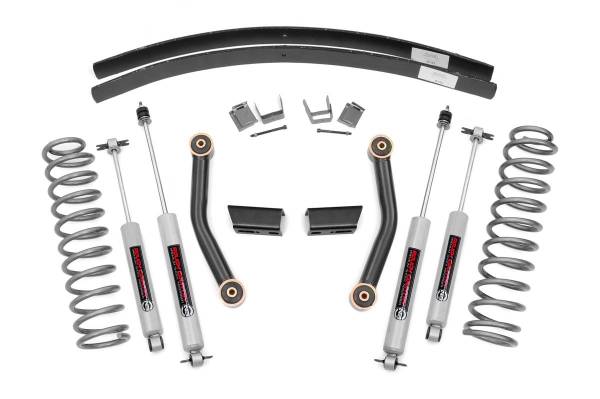 Rough Country - Rough Country Series II Suspension Lift Kit w/Shocks 3 in. Lift - 670XN2 - Image 1