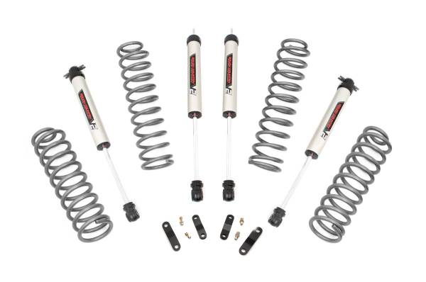 Rough Country - Rough Country Suspension Lift Kit 2.5 in. Suspension Lift Front/Rear Coil Spring Run Up To 33 in. Tires Shock Relocation Brackets - 67870 - Image 1