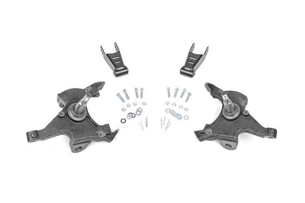 Rough Country - Rough Country Lowering Kit 2 in. Lowering Spindles Grade 9 Hardware Hardened Washers - 726 - Image 1