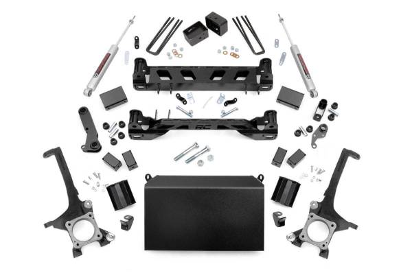 Rough Country - Rough Country Suspension Lift Kit w/Shocks 4.5 in. Lift Incl. Strut Spacers Rear N3 Shocks - 75330 - Image 1