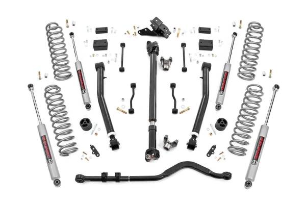 Rough Country - Rough Country Suspension Lift Kit Adjustable 3.5 in. Includes Front / Rear Coil Springs N3 Shocks w/Control Arms - 90930 - Image 1