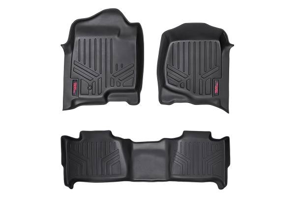 Rough Country - Rough Country Heavy Duty Floor Mats Front And Rear 3 pc. - M-20715 - Image 1