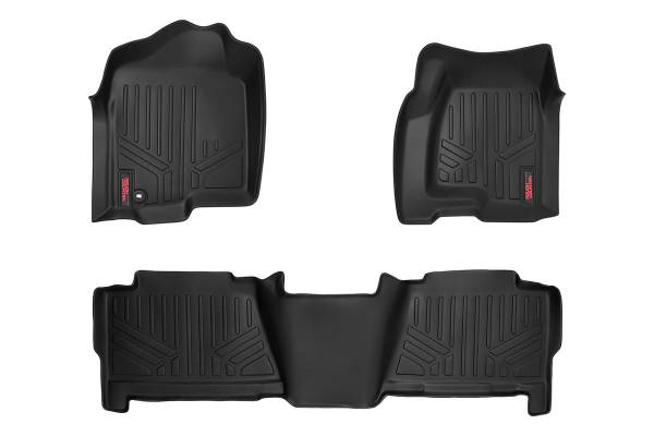 Rough Country - Rough Country Heavy Duty Floor Mats Front And Rear 3 pc. - M-29913 - Image 1