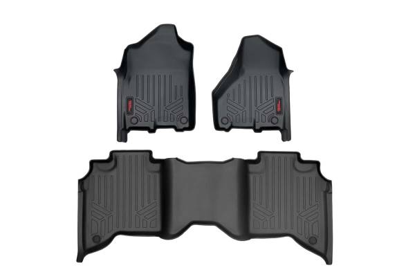 Rough Country - Rough Country Heavy Duty Floor Mats Front/Rear w/Bucket Seats - M-31430 - Image 1