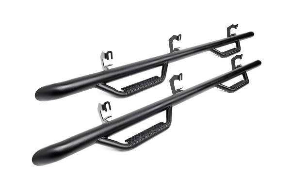 Rough Country - Rough Country Cab Length Nerf Step Bar Textured Black 84 in. Length - RCF9984CC - Image 1