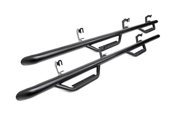 Rough Country - Rough Country Wheel To Wheel Nerf Step Bar Textured Black 83 in. Length - RCG1583CC - Image 1