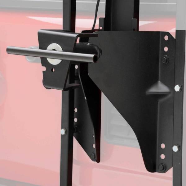 Smittybilt - Smittybilt SRC Oversized Tire Carrier Mount Textured Black Holds Up to 37 in. Tire - 2743 - Image 1