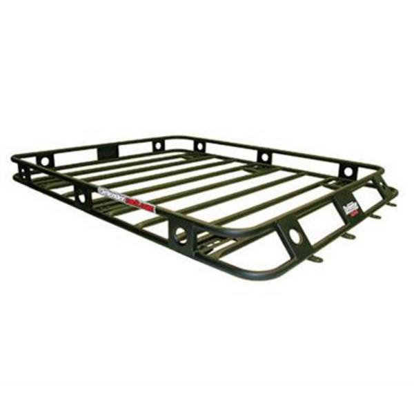 Smittybilt - Smittybilt Defender Roof Rack 3.5 ft. x 6 ft. x 4 in. Bolt Together Black - 35605 - Image 1