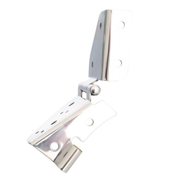 Smittybilt - Smittybilt Windshield Hinge Pair Stainless Steel No Drill Installation - 7403 - Image 1