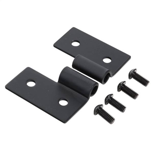 Smittybilt - Smittybilt Lower Door Hinge Bracket Pair Black No Drilling Installation Front - 7607 - Image 1