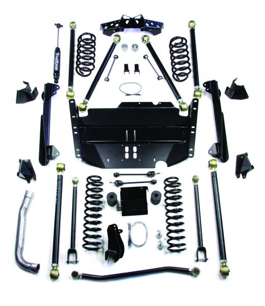 TeraFlex - TJ 4" Pro LCG Long FlexArm Lift Kit - Image 1