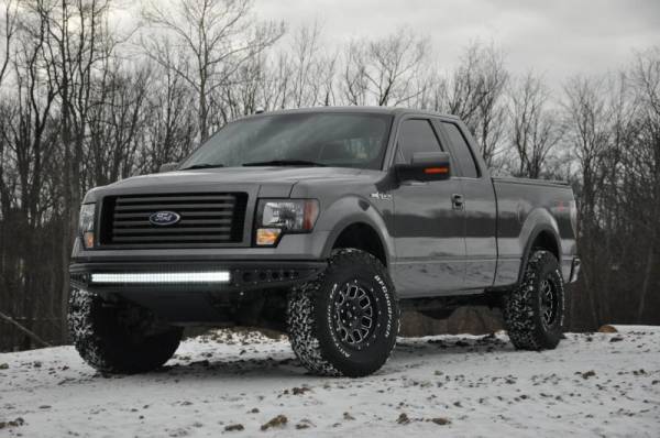 DV8 Offroad - DV8 Offroad Truck Front Full Size Bumper; Baja Style FBFF1-04 - Image 1