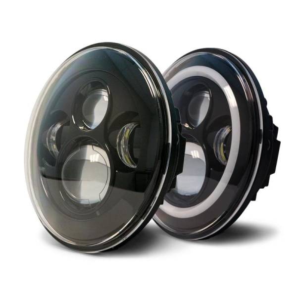 DV8 Offroad - DV8 Offroad Projector Headlights; Halo HL7JK-02 - Image 1