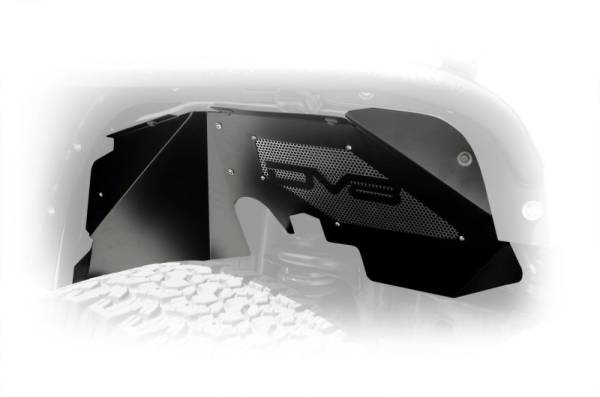 DV8 Offroad - DV8 Offroad Inner Fender; Front; Black Finish INFEND-01FB - Image 1