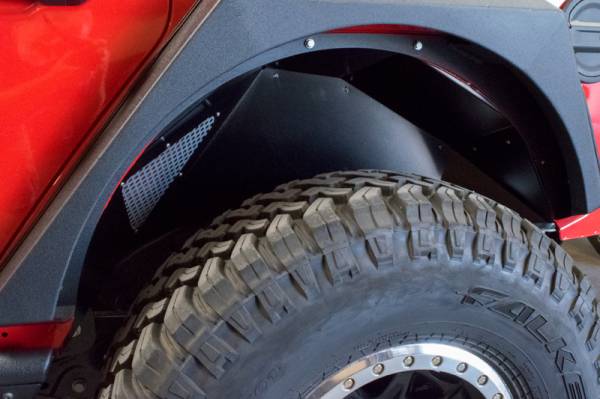 DV8 Offroad - DV8 Offroad Inner Fender; Rear; Black Finish INFEND-03RB - Image 1