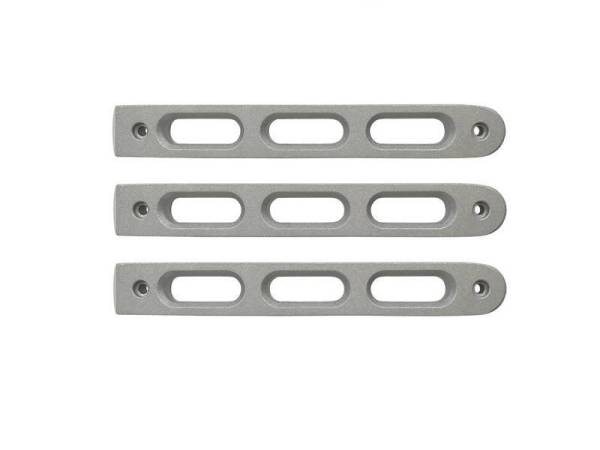 DV8 Offroad - DV8 Offroad Silver Slot Door Handle Insert; 3-Pieces D-JP-190026-AL-3 - Image 1