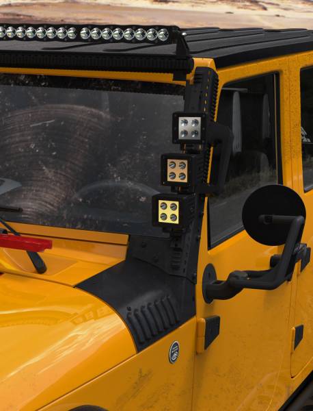 DV8 Offroad - DV8 Offroad Picatinny A-Pillar Mounted Rail System D-JP-190052-PIL - Image 1