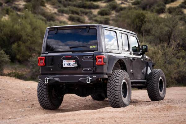 DV8 Offroad - DV8 Offroad 2018-22 Jeep Wrangler JL Spare Tire Delete With Light Mounts TSJL-03 - Image 1