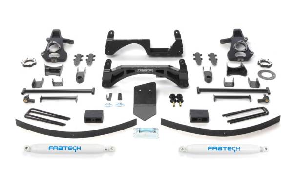 Fabtech - Fabtech 6" BASIC SYS W/PERF SHKS 07-13 GM K1500 P/U W/O AUTORIDE 4WD K1024 - Image 1