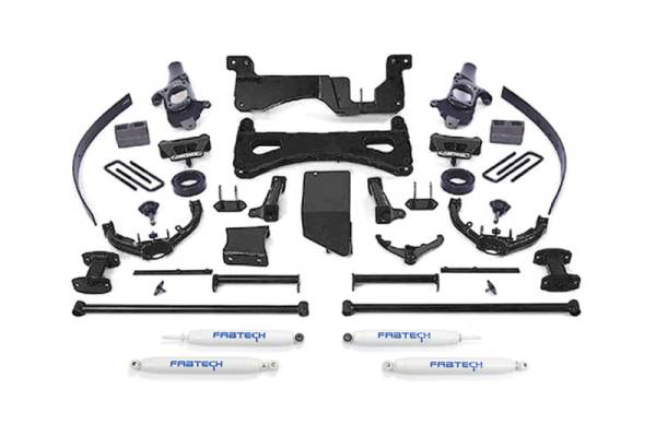 Fabtech - Fabtech 8" PERF SYS W/PERF SHKS 07-08 GM C/K2500HD,C/K3500 NON DUALLY K1030 - Image 1